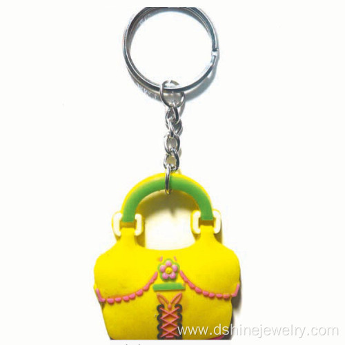 PVC Customizable Keychains Soft Plastic Rubber PVC Keychain